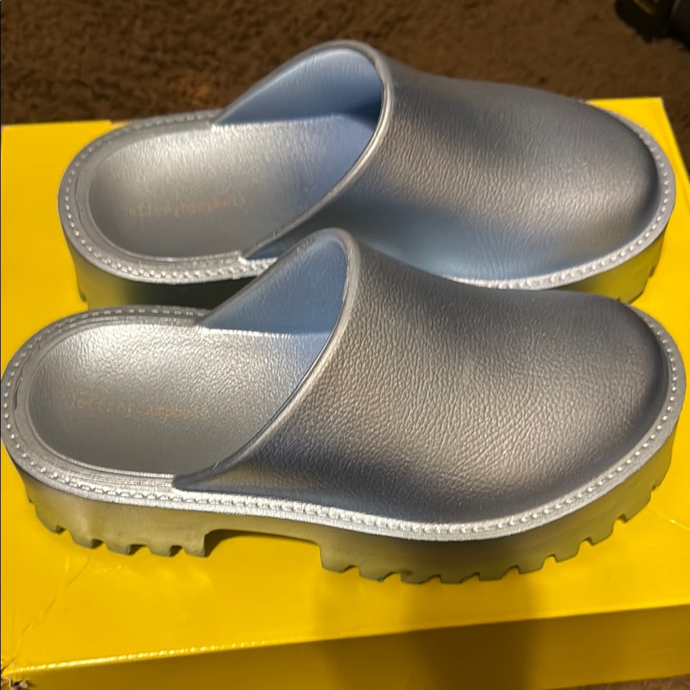 Jeffrey Campbell Blue Mules